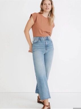 Madewell Perfect Vintage High Rise Wide Leg Crop Women’s Jeans